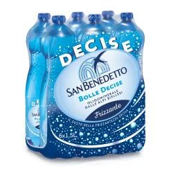 Acqua Regular Frizzante San Benedetto 6X1,5l 6X1,5l