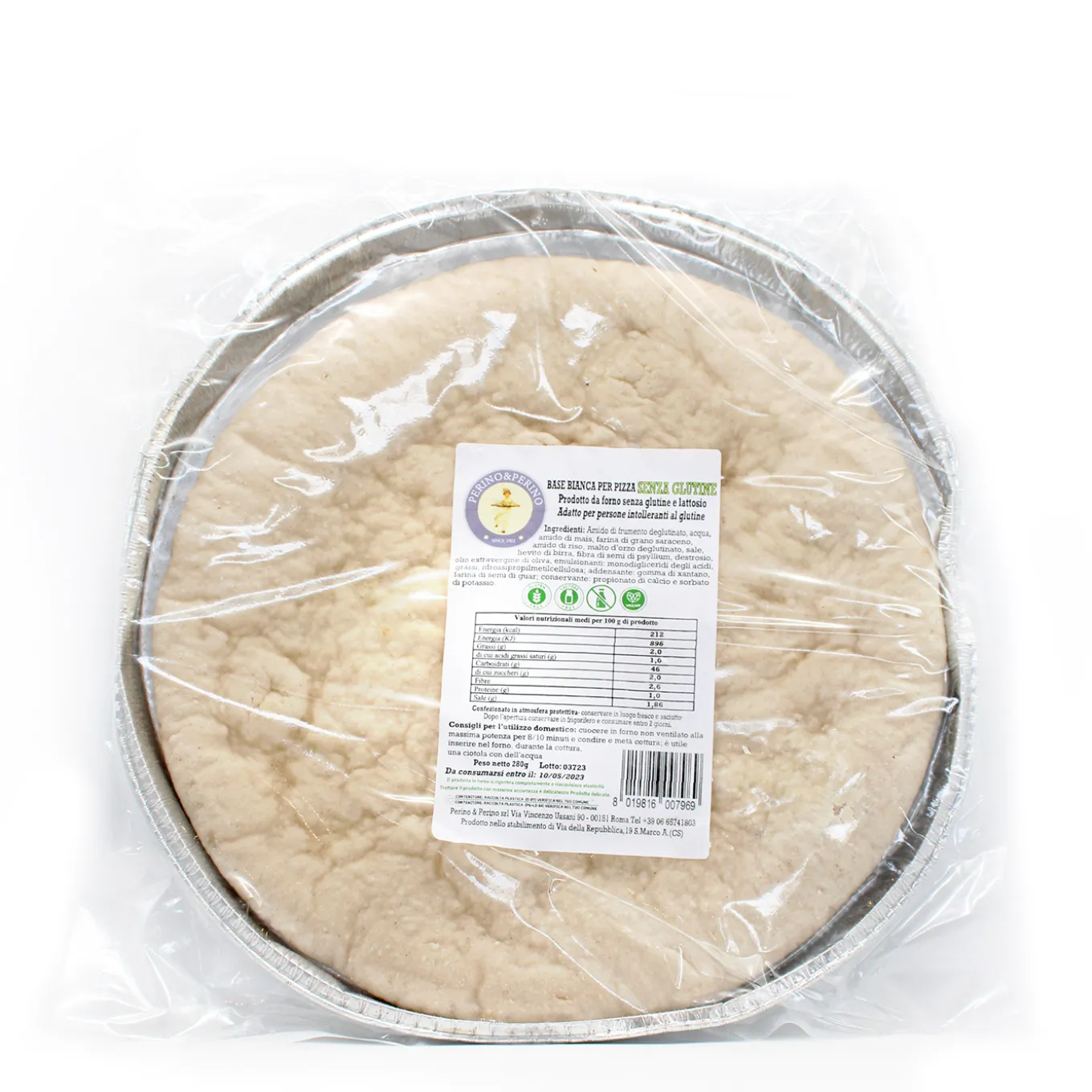 Base Bianca per Pizza Senza Glutine 240g