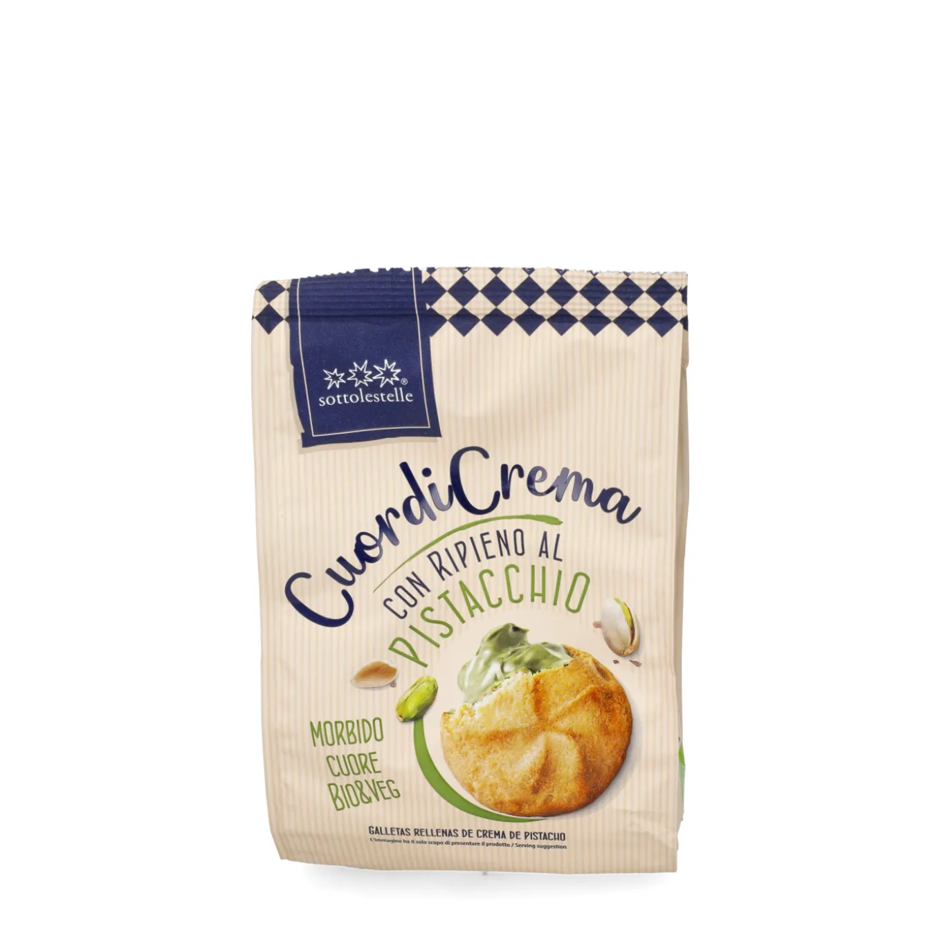 Biscotti Cuor di Crema al Pistacchio Bio 200g