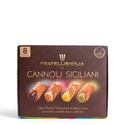 Cannoli Siciliani Assortiti 8 Pezzi 240g