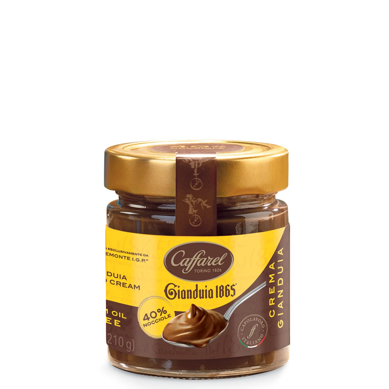 Crema Gianduia 40% Nocciole Piemonte IGP 210g