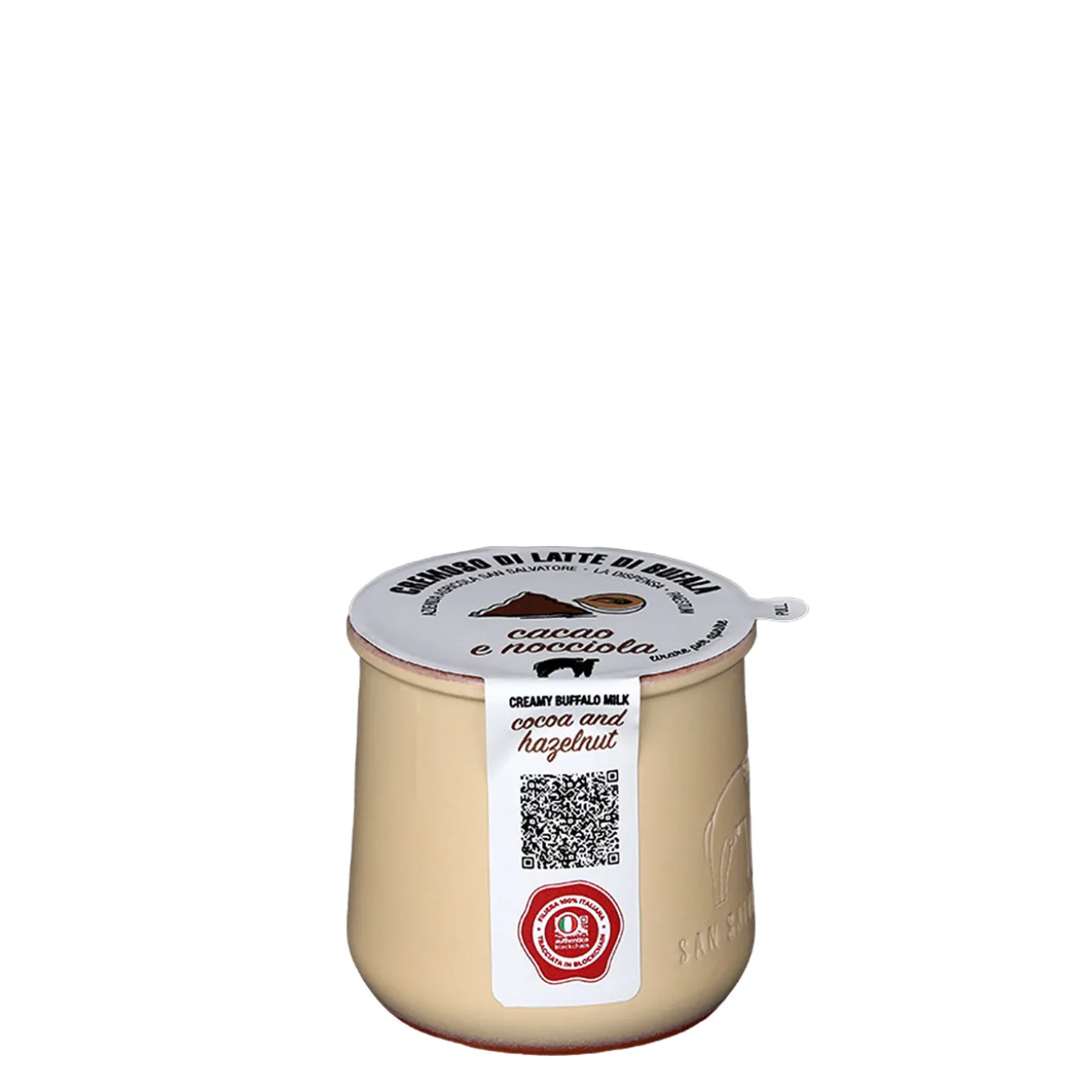 Cremoso di Latte di Bufala al cacao e nocciola 120g