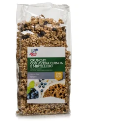 Crunchy Avena Quinoa Mirtillo BIO 375g
