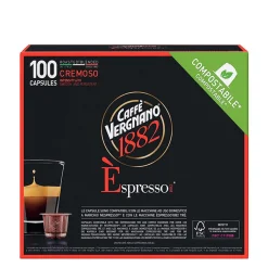 Espresso Cremoso 100 Capsule Compostabili 100 capsule