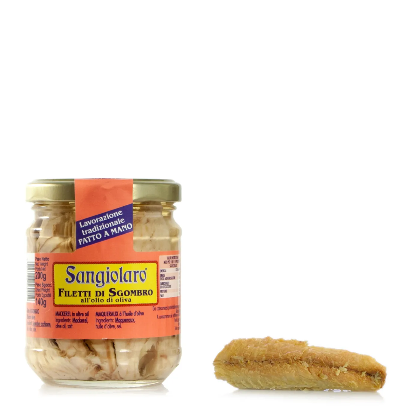 Filetti di Sgombro in Olio Evo 200g