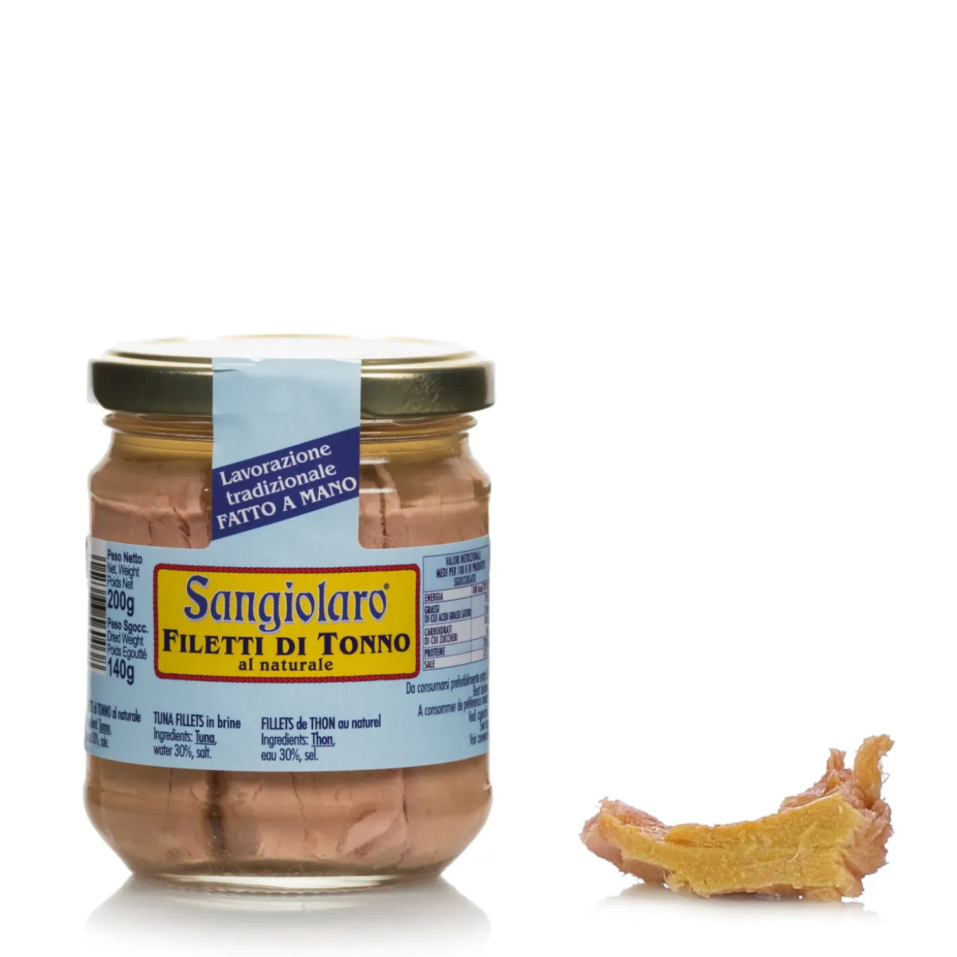 Filetto tonno al naturale 200g