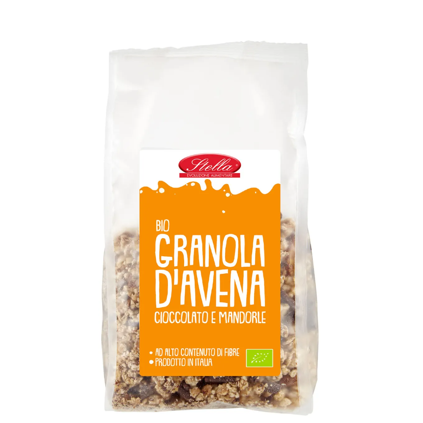 Granola di Avena, Cioccolato e Mandorle Bio 300g