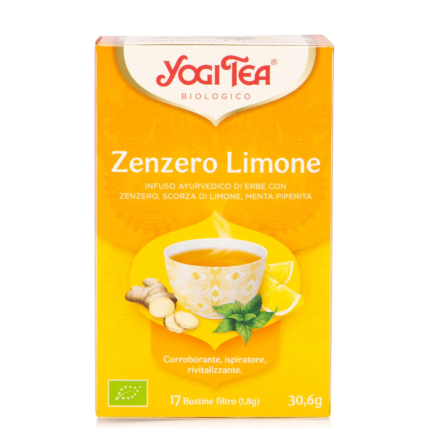 Infuso Zenzero, Limone e Menta BIO 31g