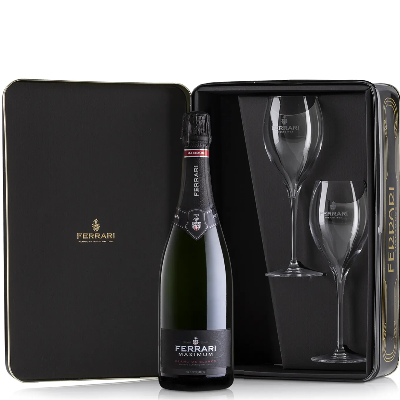 Latta Maximum Blanc de Blancs Trentodoc con Calici