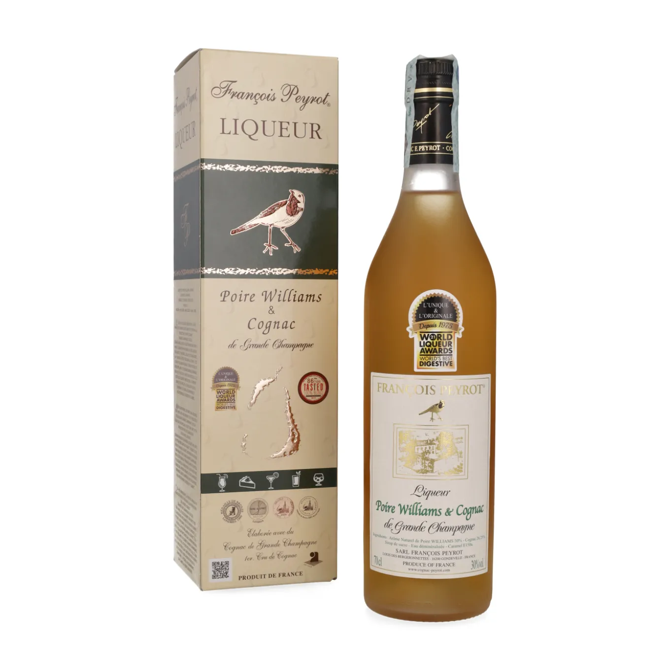 Liqueur Poire Williams au Cognac 0,70l