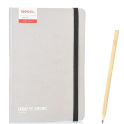 Notebook Medium Grigio Pagina Bianca