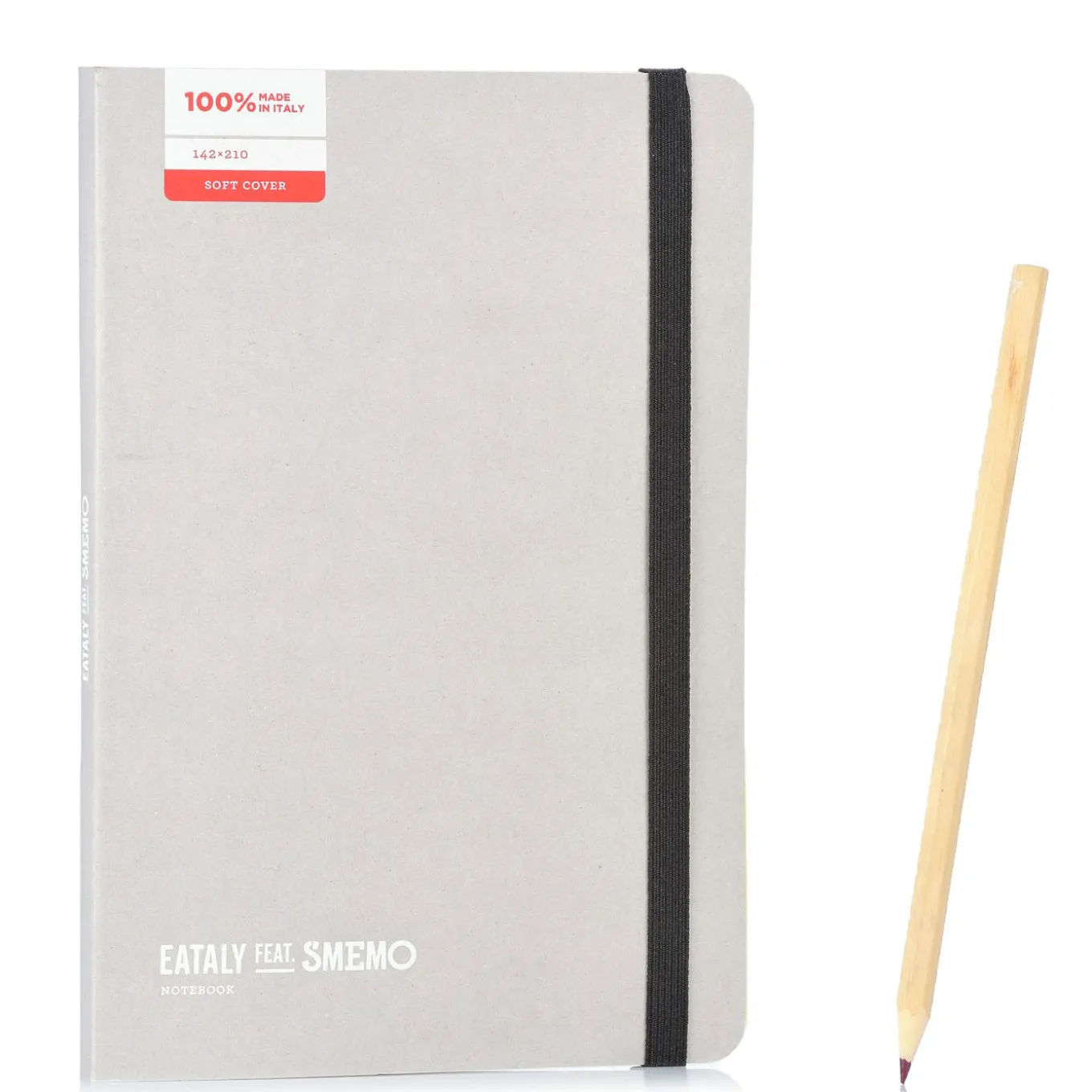Notebook Medium Grigio Pagina Bianca