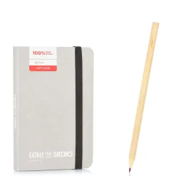 Notebook Pocket Grigio Righe