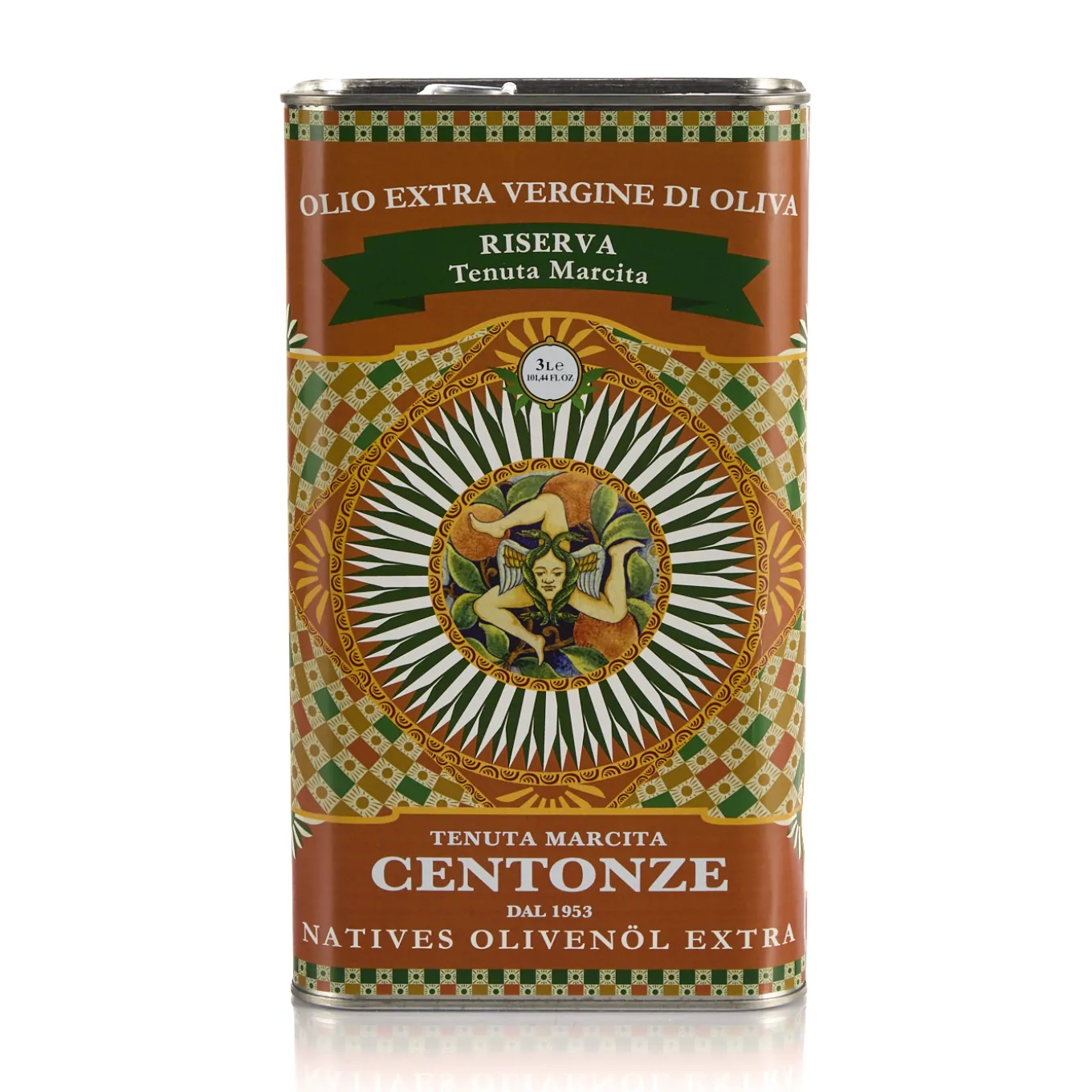 Olio extra vergine di oliva riserva 3l