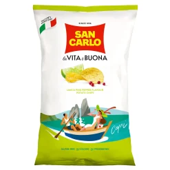 Patatine Lime e Pepe Rosa 150g