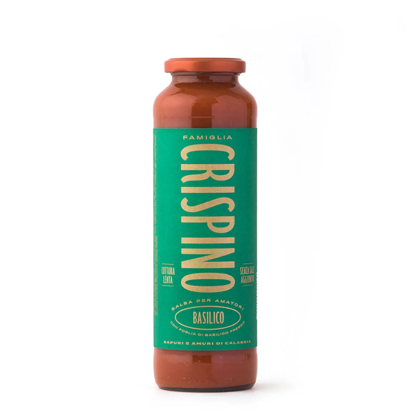 Salsa per amatori al basilico 720g