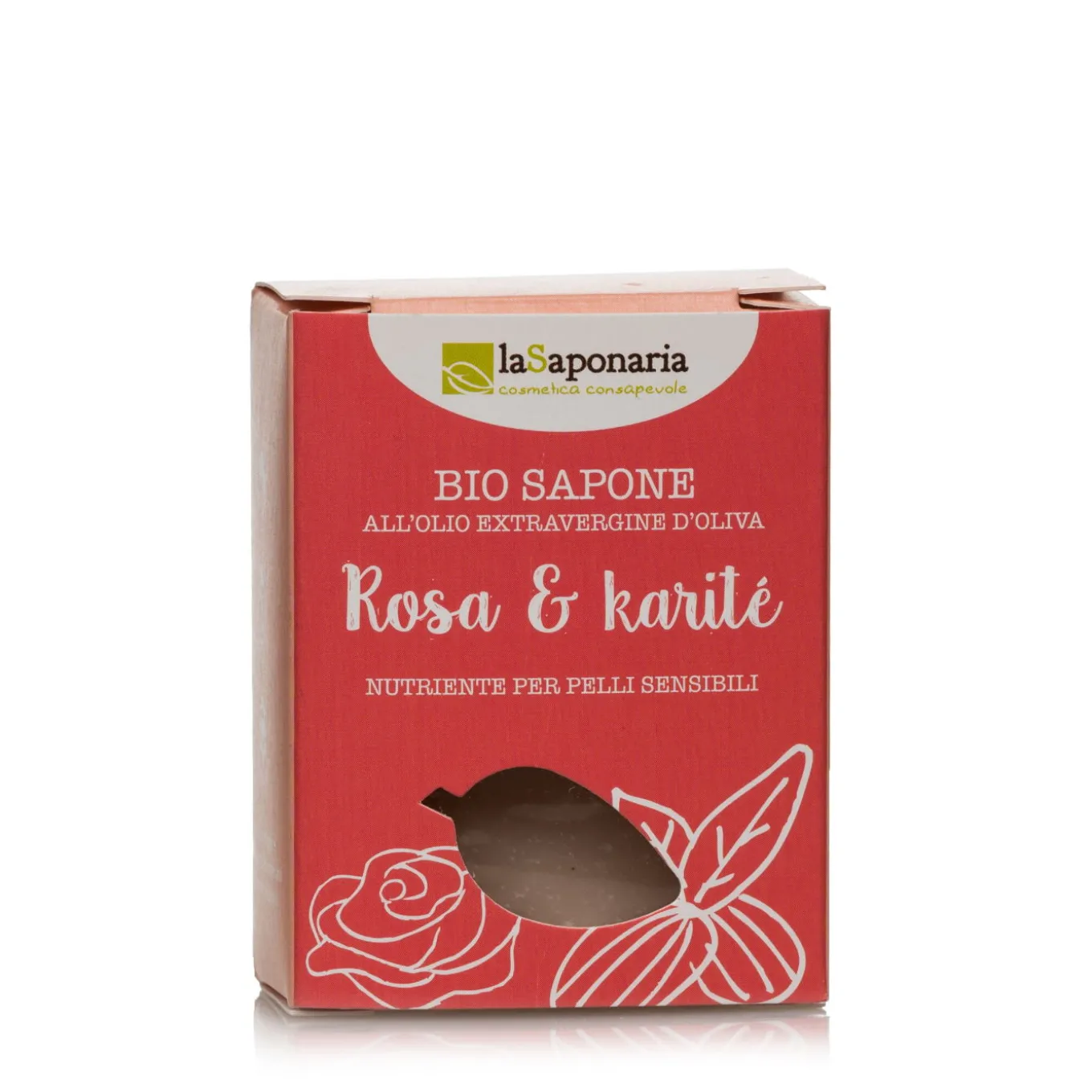 Sapone Rosa e Burro di Karité 100g