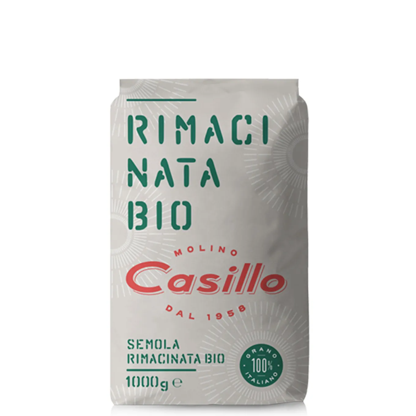 Semola di Grano Duro Biologica Rimacinata 1kg