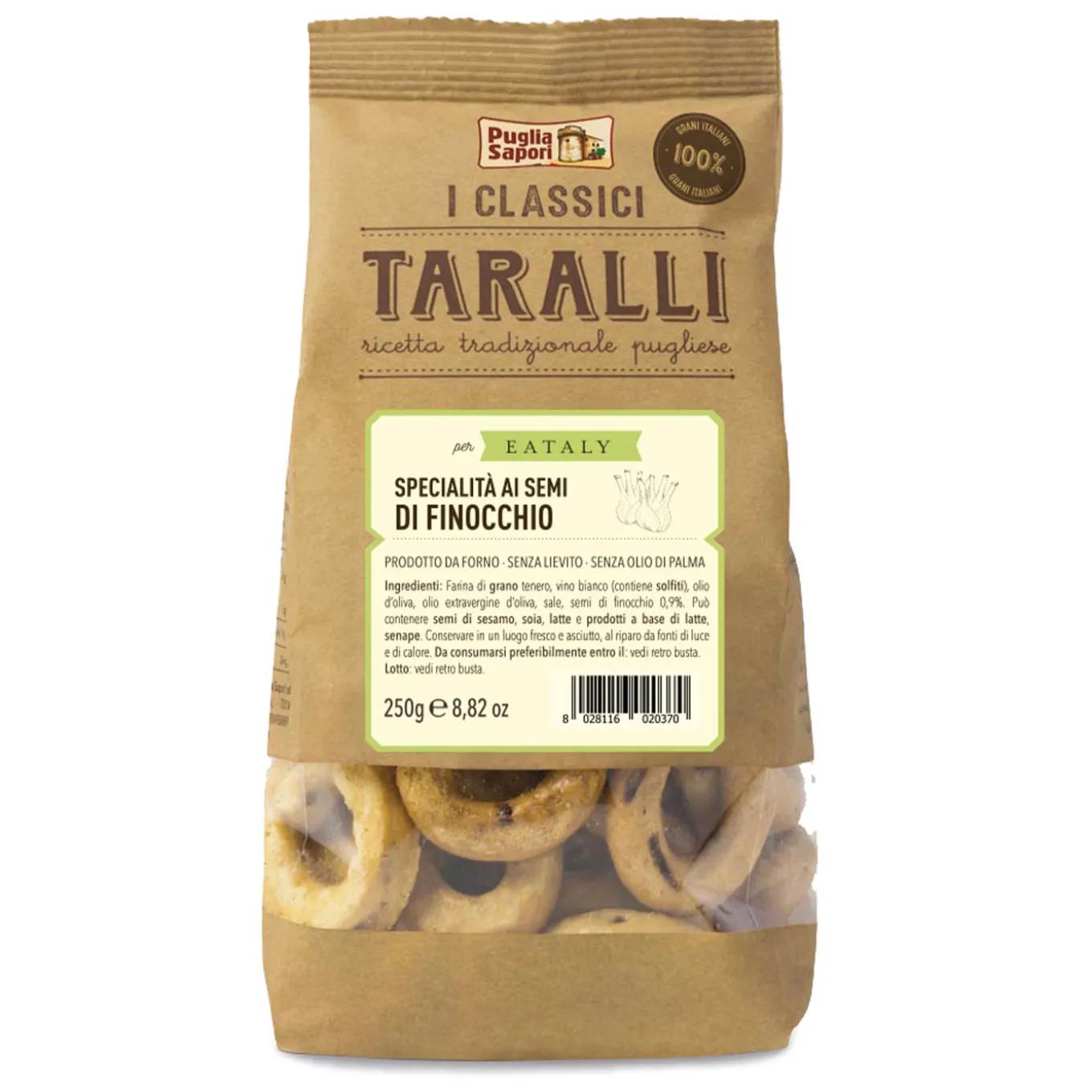 Taralli Specialità ai Semi di Finocchio 250g