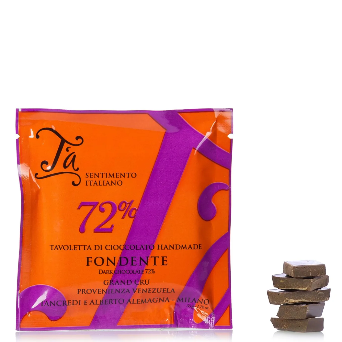 Tavoletta di Cioccolato Fondente 72% 50g