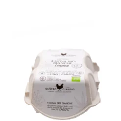 Uova Bianche Bio Canapa e Lino 4pz. 220g