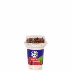 Yogurt al Lampone con Palline di Cereali al Cacao Bio 150g