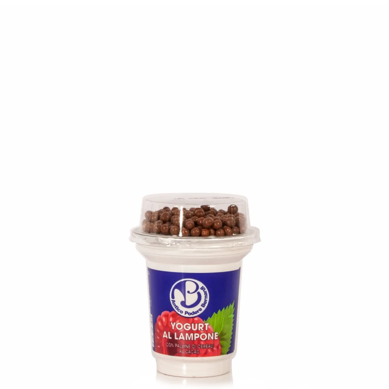 Yogurt al Lampone con Palline di Cereali al Cacao Bio 150g
