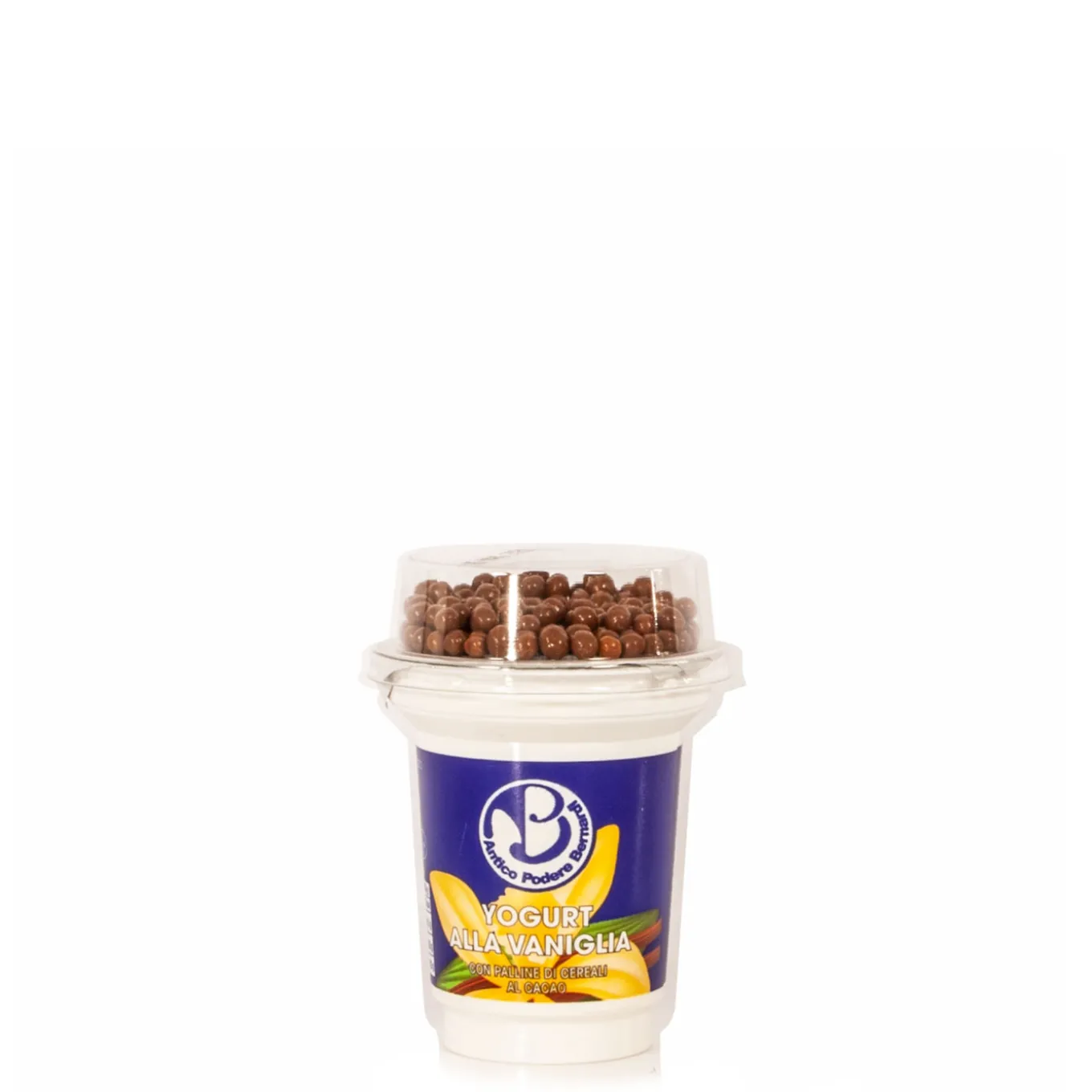 Yogurt alla Vaniglia con Palline di Cereali al Cacao Bio 150g