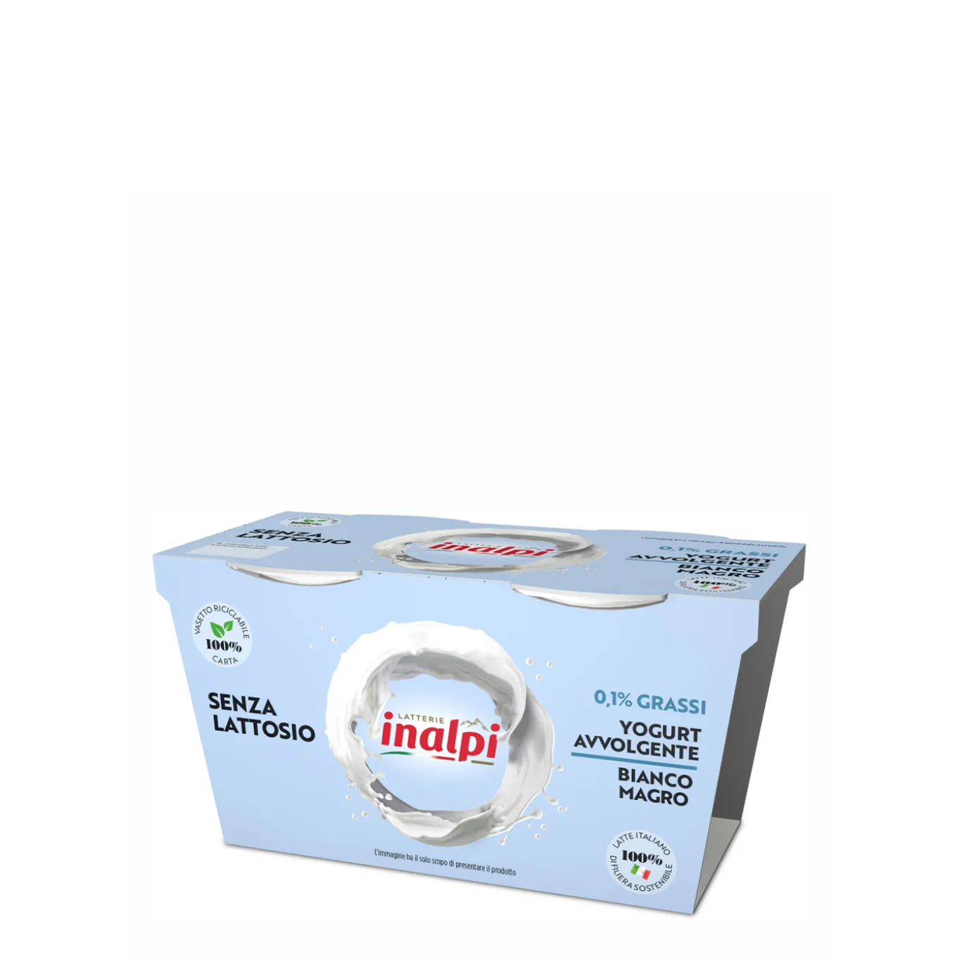 Yogurt Magro Bianco Senza Lattosio 2x125g